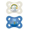 MAM Ι Love Daddy 115S Silicone Pacifier Boy (2-6m) 2pcs