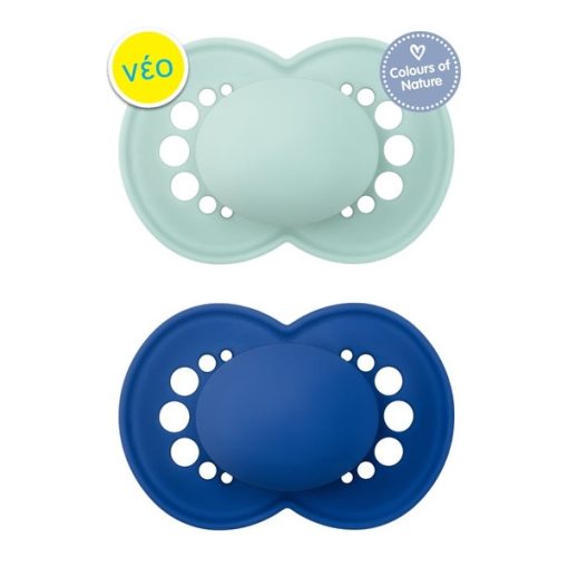 MAM Original Colors of Nature 178S Silicone Pacifier Boy (6-16m) 2pcs