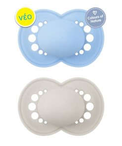 MAM Original Colors of Nature 178S Silicone Pacifier Boy (6-16m) 2pcs