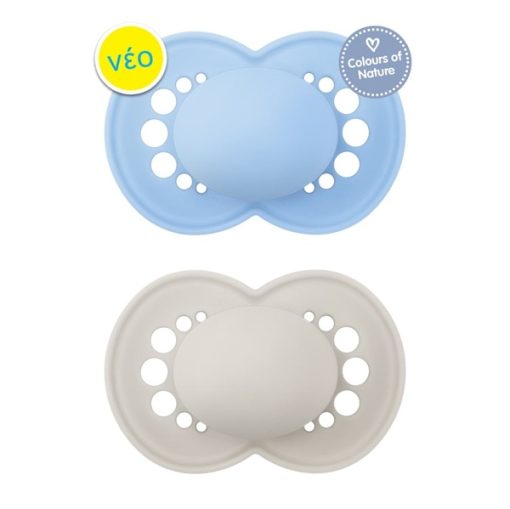 MAM Original Colors of Nature 178S Silicone Pacifier Boy (6-16m) 2pcs