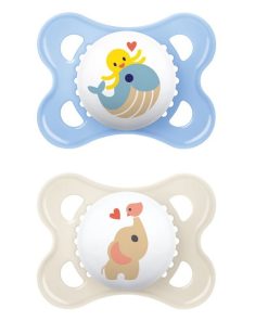 MAM Original Better Together 100S Silicone Pacifier Boy (2-6m) 2pcs