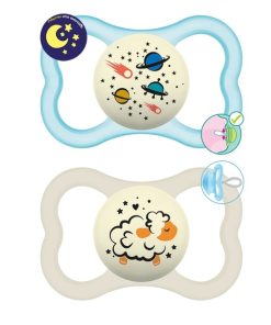 MAM Supreme Night 298S Silicone Pacifier Boy (16m+) 2pcs