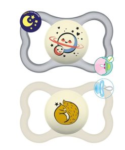 MAM Supreme Night 298S Silicone Pacifier Unisex (16m+) 2pcs