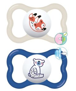 MAM Supreme 295S Silicone Pacifier Boy (16m+) 2pcs