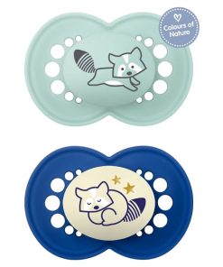 MAM Day & Night 274S Silicone Pacifier Boy (16m+) 2pcs