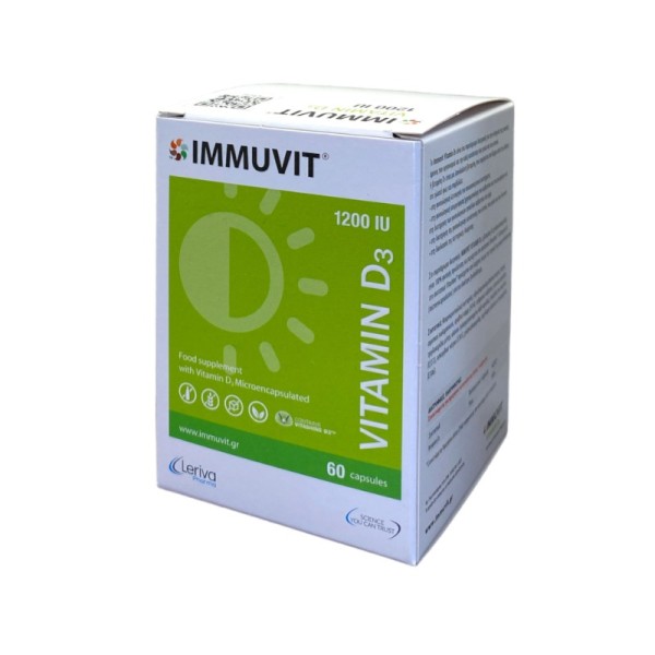 Leriva Immuvit Vitamin D3 1200IU 60Caps