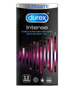 Durex Intense Condoms with Ribs & Dots 12pcs