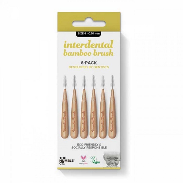 The Humble Co. Bamboo Interdental Brush Size 4
