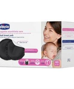 Chicco Antibacterial Breast Pads 60pcs (Black)