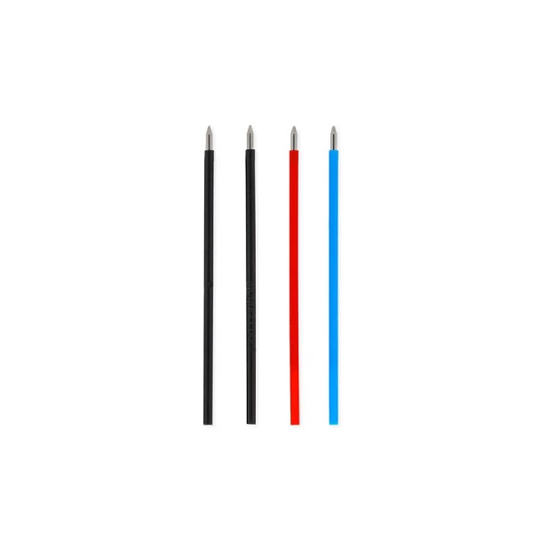 Legami Set of 4 Refills for 3 Colour Erasable Gel Pens