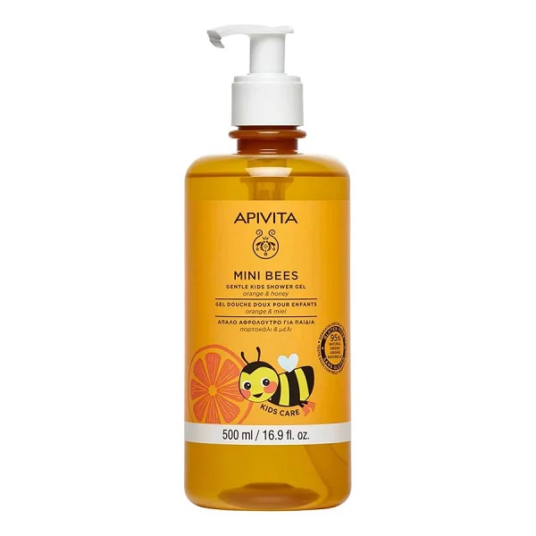 Apivita Gente Foam Shower For Kids Orange + Honey 500ML