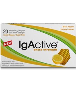 IgActive Extra Strength Honey & Lemon – 20pcs