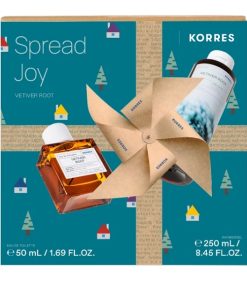 Korres Promo Set Spread Joy Vetiver Root Eau De Toilette 50ml & Shower Gel 250ml