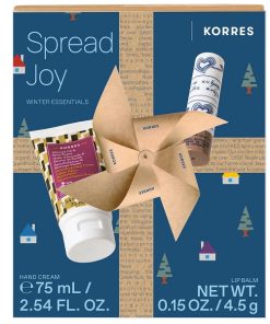 Korres Set Spread Joy Winter Essentials Nourishing Hand Cream Almond Oil & Shea Butter 75ml + Lip Balm Cocoa Butter 4.5gr