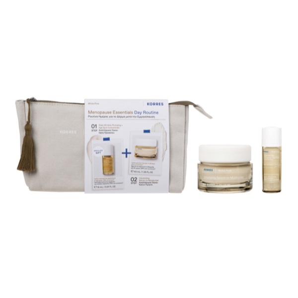 Korres Set White Pine Menopause Essentials Day Routine Cream 40ml & Face Serum 15ml
