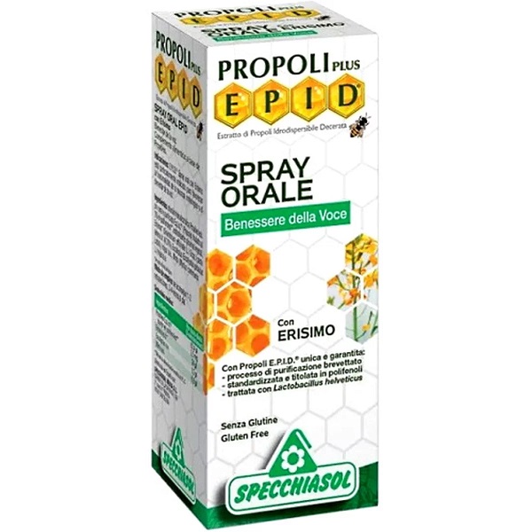 Specchiasol Propoli Plus Epid Oral Spray Erisimo 15ml