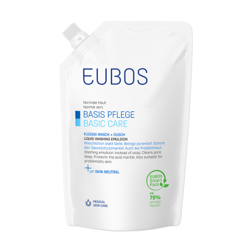 Eubos Blue Liquid Washing Emulsion Refill 400ml