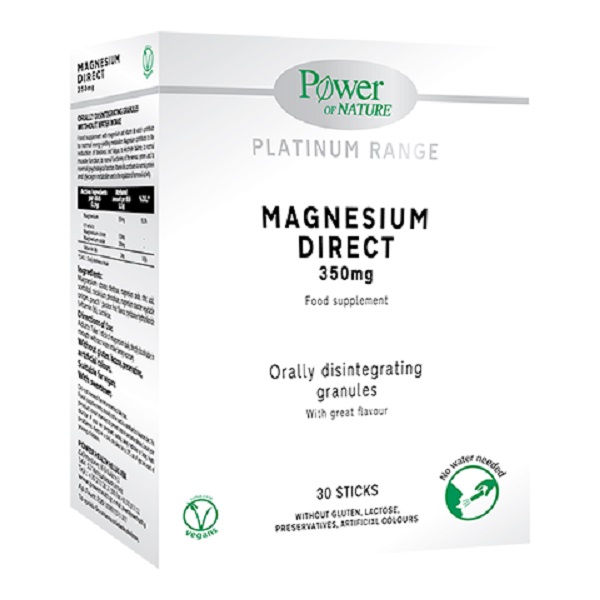 Power Health Platinum Range Magnesium Direct 350mg 30 Sticks