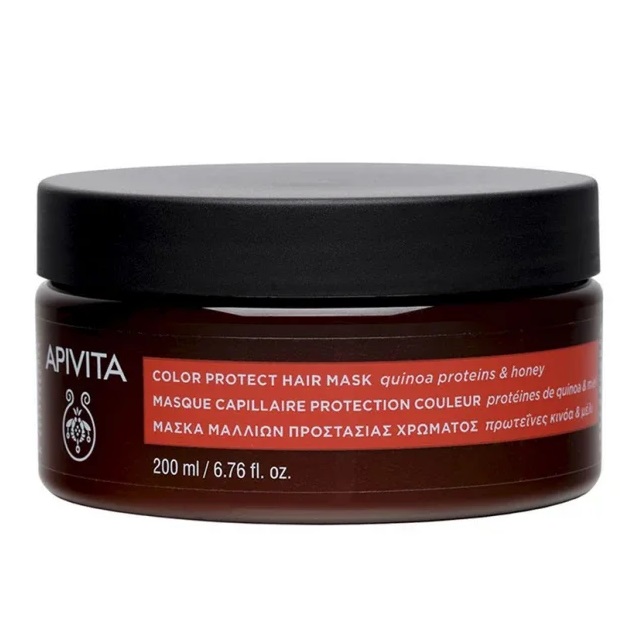 Apivita Color Protection Mask with Quinoa Proteins & Honey, 200ml