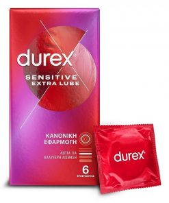 Durex Sensitive Extra Lube condoms - 6pcs