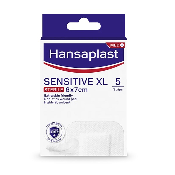 Hansaplast Sensitive Sensitive XL 6x7 cm