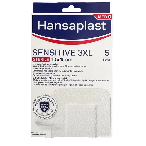 Hansaplast Sensitive 3XL 10*15cm