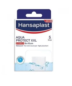 Hansaplast Med Antibacterial Aqua Protect XXL STERILE 8x10cm