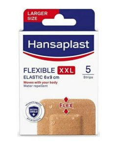 Hansaplast Flexible Elastic XL/XXL 6x9cm, 5pcs