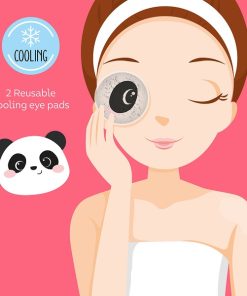 Legami Chill Out - Reusable Cooling Eye Pads - Panda