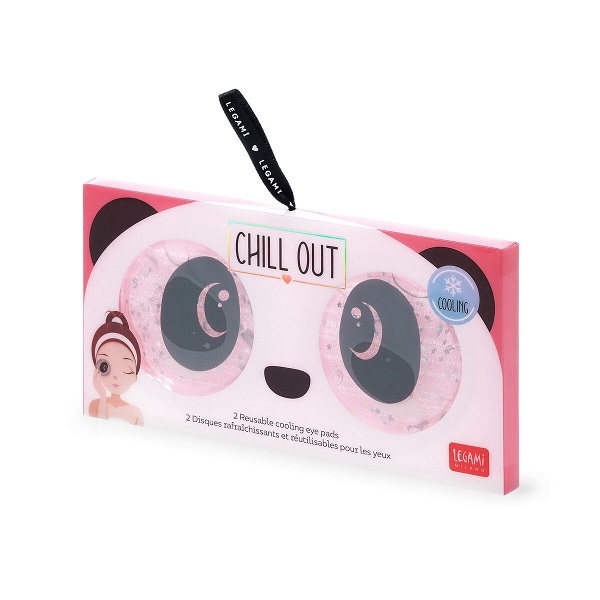 Legami Chill Out – Reusable Cooling Eye Pads – Panda