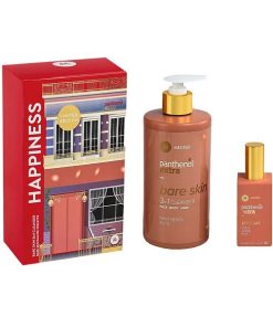 Panthenol Extra Happiness Promo Bare Skin 3 in 1 Cleanser 500ml & Eau De Toilette 50ml