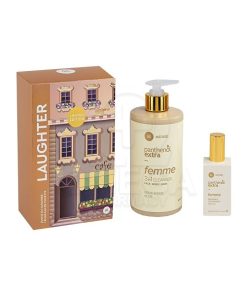 Panthenol Extra Laughter Promo Femme 3 in 1 Cleanser 500ml & Eau de Toilette 50ml