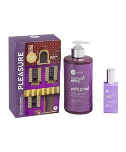 Panthenol Extra Pleasure Promo Wild Petal 3 in 1 Cleanser 500ml & Eau de Toilette 50ml