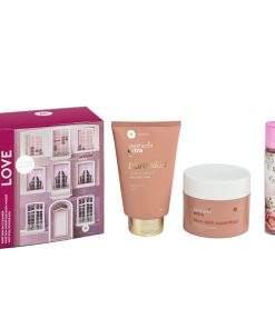 Panthenol Extra Promo Love Bare Skin 3in1 Cleanser + Body Mousse & Rose Powder Kiss