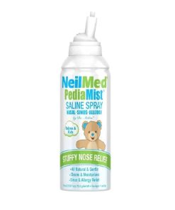 NeilMed Pediamist Saline Nasal Spray with Normal Saline for Babies and Children, 75ml