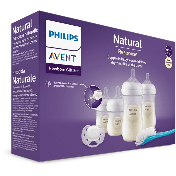 Philips Avent Natural Response Bottle and Pacifier Set for Newborns