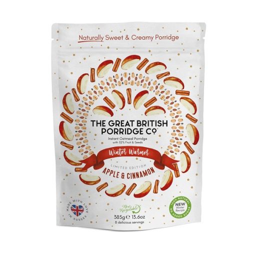 The Great British Porridge Co. Apple & Cinnnamon Bag 38,5g.