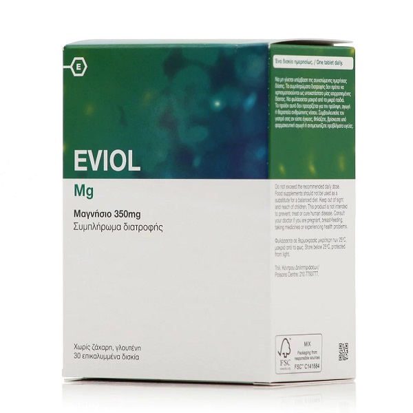 Eviol Magnesium 350mg 30caps