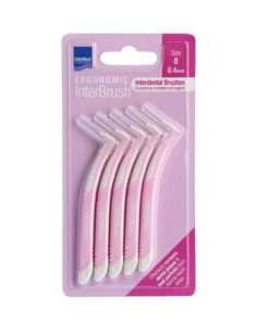 Intermed Ergonomic InterBrush Interdental Brushes Size 0 (0,4mm) 5pcs