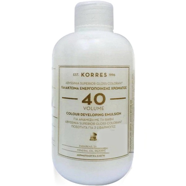 Korres Abyssinia Superior Gloss Colorant Color Activator 40 Degrees 150ml