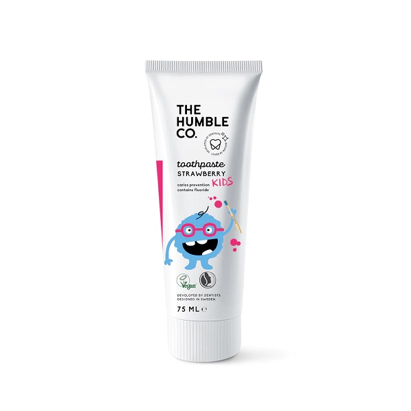 The Humble Co Kids Toothpaste With Strawberry Flavour 75ml