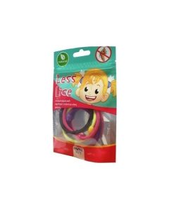 LESS LICE Anti-Lice Hair Rubber 4 Pieces-Prevention