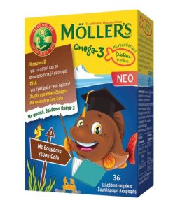 Moller’s Omega-3 Jelly Fish Cola Flavor 36pcs