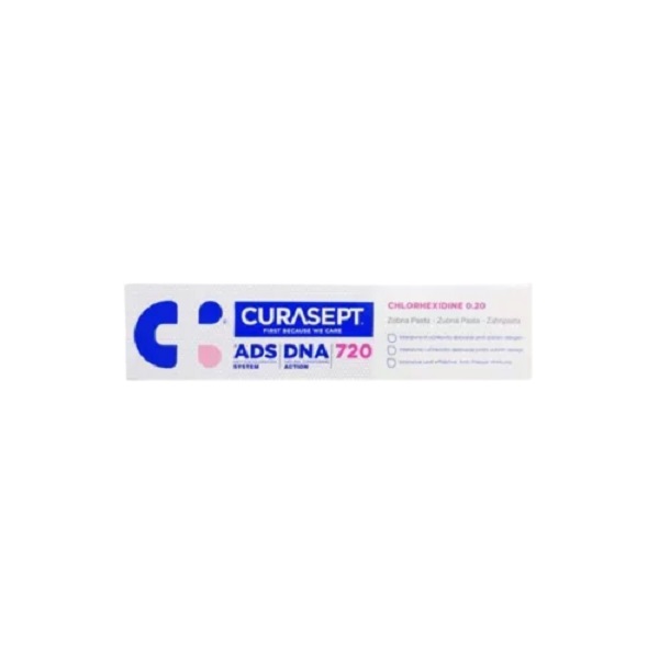 Curasept ADS DNA 720 0.20% Chlorhexidine, Toothpaste With Chlorhexidine 75ml
