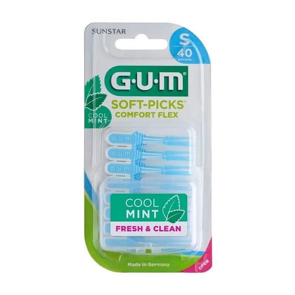 GUM Soft-Picks Comfort Flex Cool Mint 40pcs