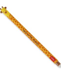 Legami Black Erasable Gel Pen Giraffe 0.7 mm