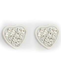 Borghetti Pharma Earrings Silver Hearts Art.0830 1pair