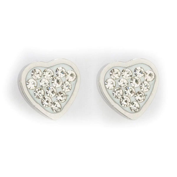 Borghetti Pharma Earrings Silver Hearts Art.0830 1pair