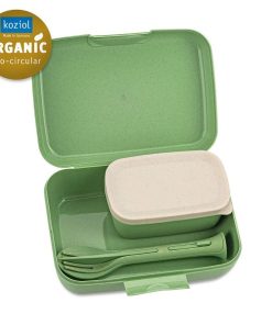 Koziol Lunchbox with Cutlery Set Candy Green1