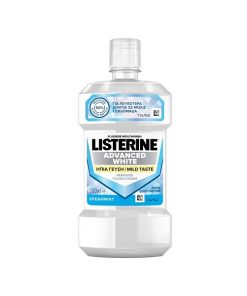 Listerine Mouthwash Advanced White Mild Taste Mouthwash 250ml